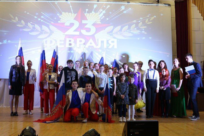 Праздничный концерт "Отважные защитники Отечества"